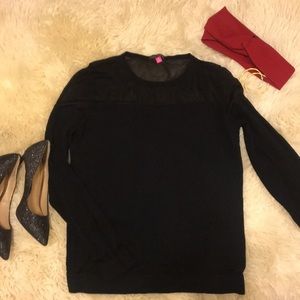 Vince Camuto Illusion Yolk Sweater